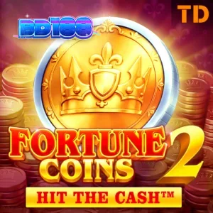 Fortune Coins 2 স্লট গেমের ইন্টারফেস এবং কয়েন থিম